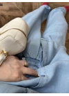BUZ MAVİ TENCEL TAKIM -260926