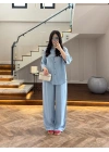 BUZ MAVİ TENCEL TAKIM -260926