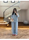 BUZ MAVİ TENCEL TAKIM -260926
