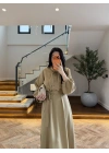 ÇAĞLA FULAR DETAY ELBİSE -2348