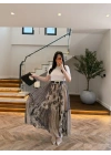 CAMEL BÜZGÜLÜ KEMERLİ ETEK-3498