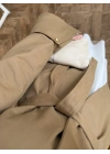 CAMEL KRUVAZE VOLAN DETAY CEKET-7733