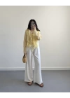 CLARA SARI FIRFIRLI GÖMLEK