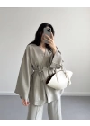 DURL MİNT YEŞİL KUŞAKLI KİMONO TAKIM