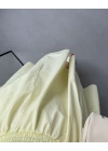 EGANT SARI POPLİN ETEK