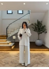 EKRU BİSİKLET YAKA TRİKO TAKIM-T1013