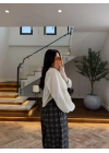EKRU RENK TRİKO BLUZ-5142