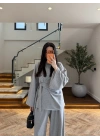 GRİ BEL BAĞLAMALI TAKIM -27608