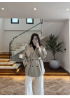 HAKİ ALLERLİ ARA BOY TRENÇKOT -7556