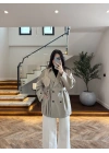 HAKİ ALLERLİ ARA BOY TRENÇKOT -7556