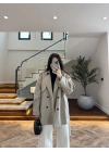 HAKİ ALLERLİ ARA BOY TRENÇKOT -7556