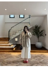 HAKİ ALLERLİ ARA BOY TRENÇKOT -7556