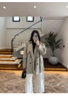 HAKİ ALLERLİ ARA BOY TRENÇKOT -7556