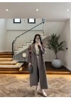 HAKİ APOLETLİ KUŞAKLI TRENCH -7589