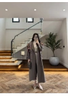 HAKİ APOLETLİ KUŞAKLI TRENCH -7589