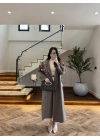 HAKİ APOLETLİ KUŞAKLI TRENCH -7589