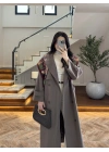 HAKİ APOLETLİ KUŞAKLI TRENCH -7589