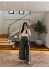 HAKİ BELİ KUŞAKLI CEPLİ PANTOLON-51265