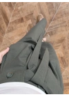 HAKİ BELİ KUŞAKLI CEPLİ PANTOLON-51265