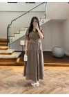 HAKİ DANTEL DETAY TAKIM -9172