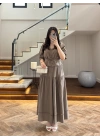 HAKİ DANTEL DETAY TAKIM -9172