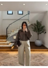 HAKİ EKOSELİ BELİ LASTİKLİ MONT -9784