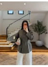 HAKİ GENİŞ PATLI BAĞCIKLI GÖMLEK-5529