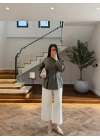 HAKİ GENİŞ PATLI BAĞCIKLI GÖMLEK-5529