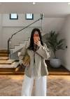 HAKİ GENİŞ YAKALI PARKA-7739