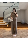 HAKİ GOLD DÜĞMELİ TAKIM -9177