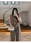 HAKİ GOLD DÜĞMELİ TAKIM -9177