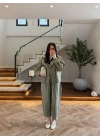 HAKİ GÖMLEK PANTOLON TAKIM-51463