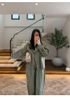 HAKİ GÖMLEK PANTOLON TAKIM-51463