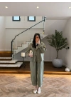 HAKİ GÖMLEK PANTOLON TAKIM-51463