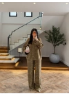 HAKİ JAKARLI KİMONO TAKIM-51479