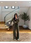 HAKİ KADİFE 3 LÜ TAKIM-0097