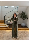 HAKİ KADİFE 3 LÜ TAKIM-0097