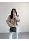 HAKİ KISA VOLANLI TRENÇKOT E7534
