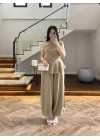 HAKİ KOLSUZ İKİLİ TAKIM-60647