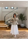 HAKİ KONTRAST YAKALI CEKET-7755