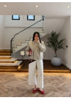 HAKİ KRUVAZE ASİMETRİK CEKET -7775