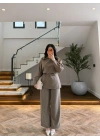 HAKİ MENDİL YAKA TAKIM-9123