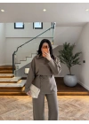 HAKİ MENDİL YAKA TAKIM-9123