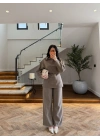 HAKİ MENDİL YAKA TAKIM-9123