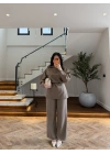 HAKİ MENDİL YAKA TAKIM-9123