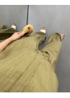 HAKİ ÖNDEN DÜĞMELİ YELEK TAKIM