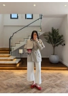 HAKİ PELERİN DETAY TRENCH -7764