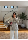 HAKİ PELERİN DETAY TRENCH -7764