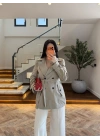 HAKİ PELERİN DETAY TRENCH -7764
