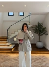 HAKİ PELERİN DETAY TRENCH -7764